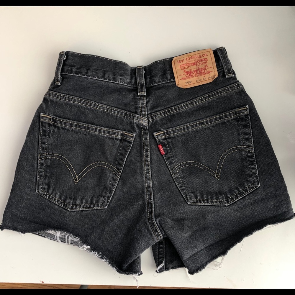 Levi’s High Waisted Denim Shorts